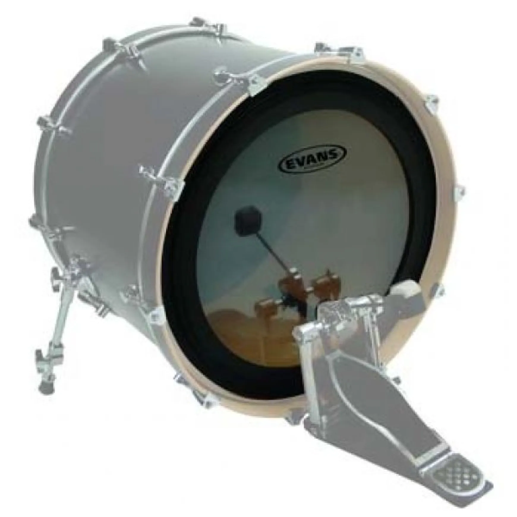 Evans 24" GMAD Clear Bass Drum