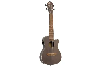 Ortega Earth Serie Konzert-Ukulele coal black