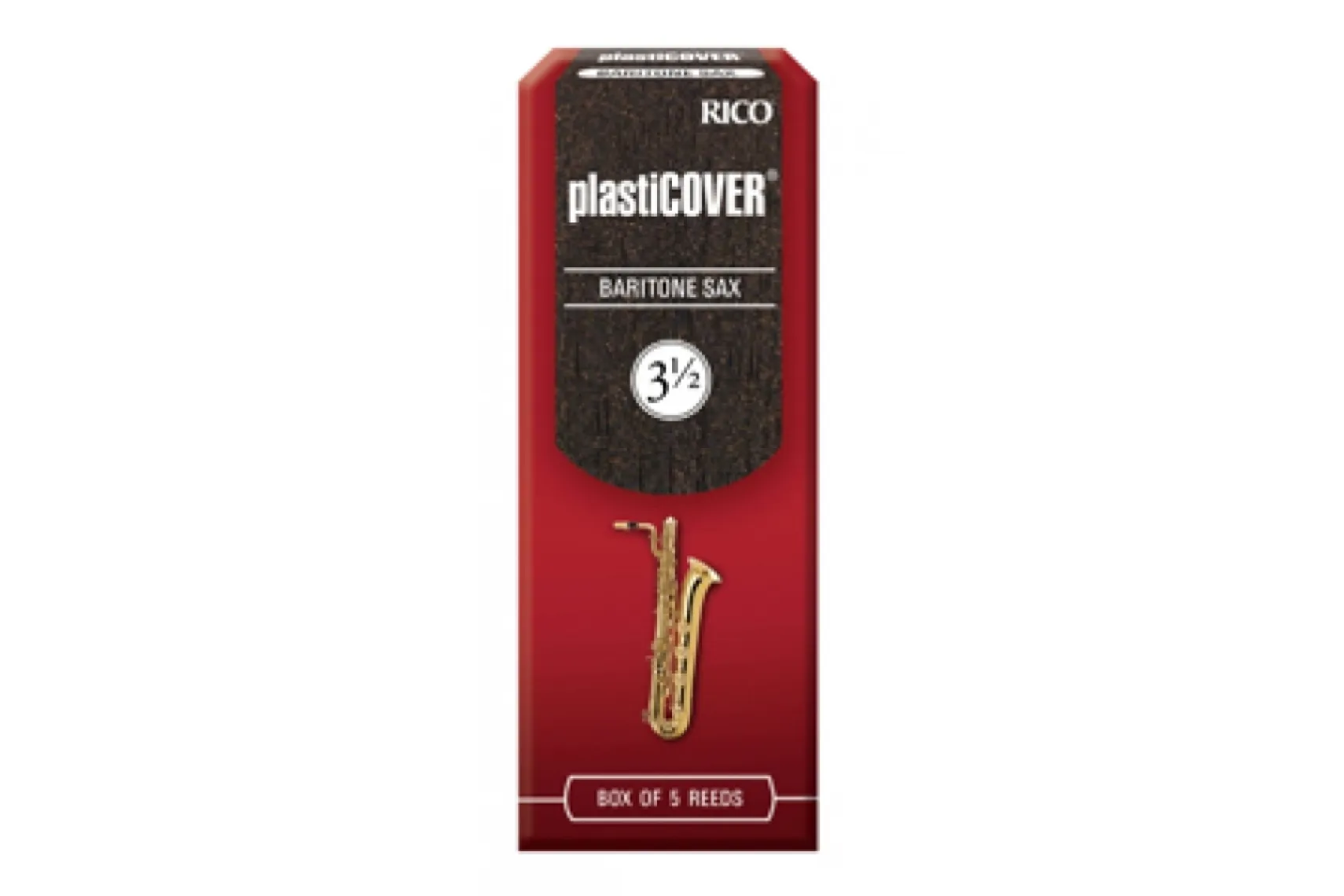 Rico Plasticover Bariton-Saxophon 3,5 5er Box RRP05BSX3