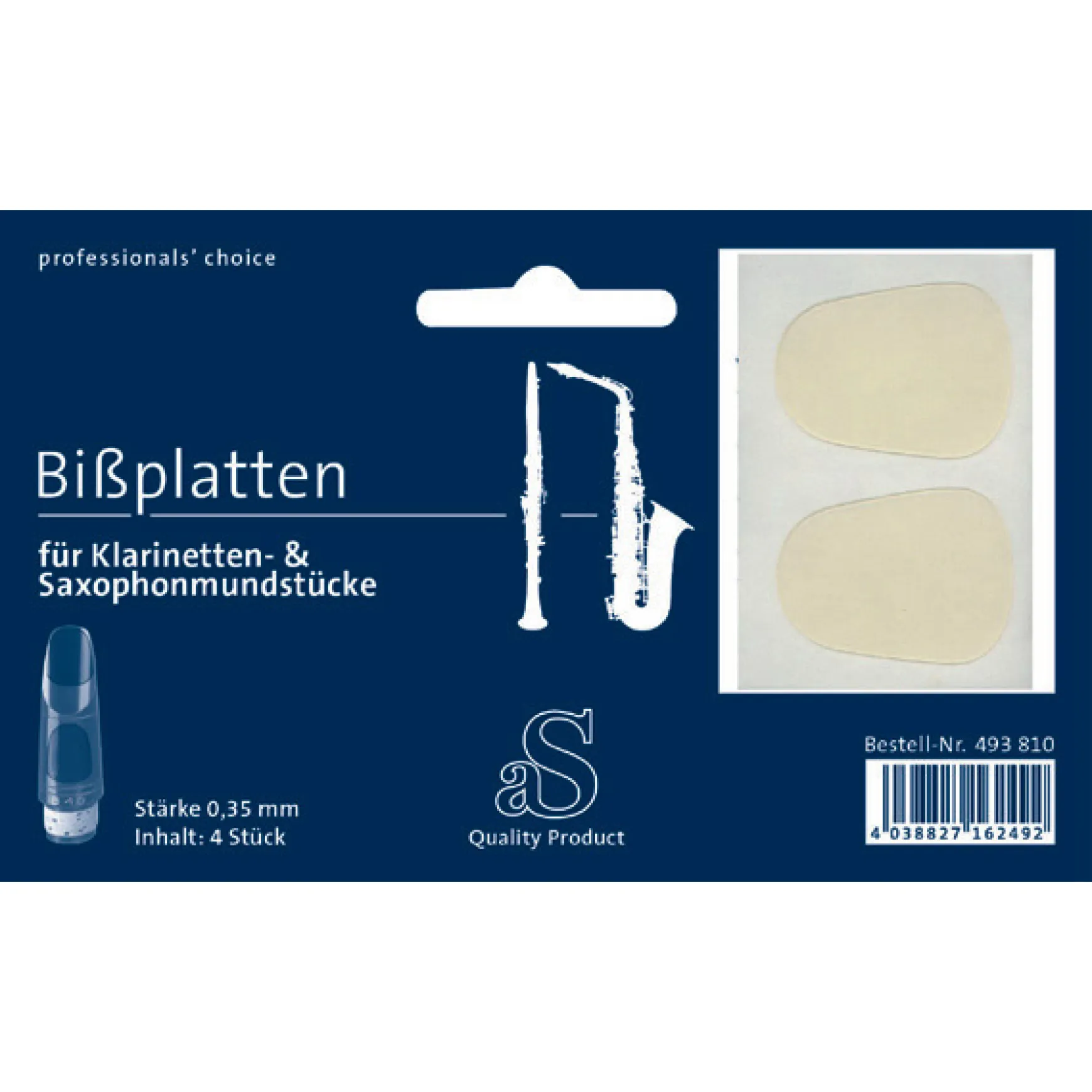 AS Bißplatte klar