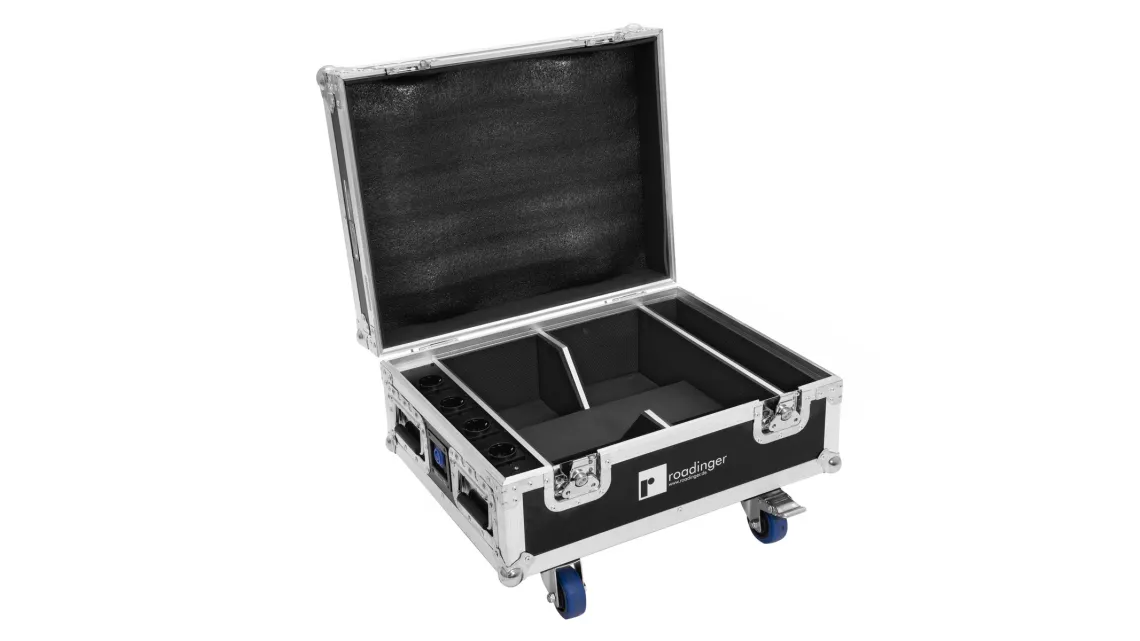 Eurolite Set 4x AKKU IP UP-4 QCL Spot QuickDMX + Case