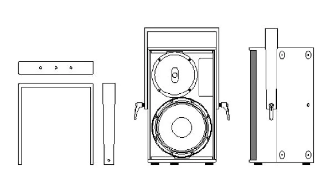 Seeburg Acoustic Line Flying Bracket für A 6