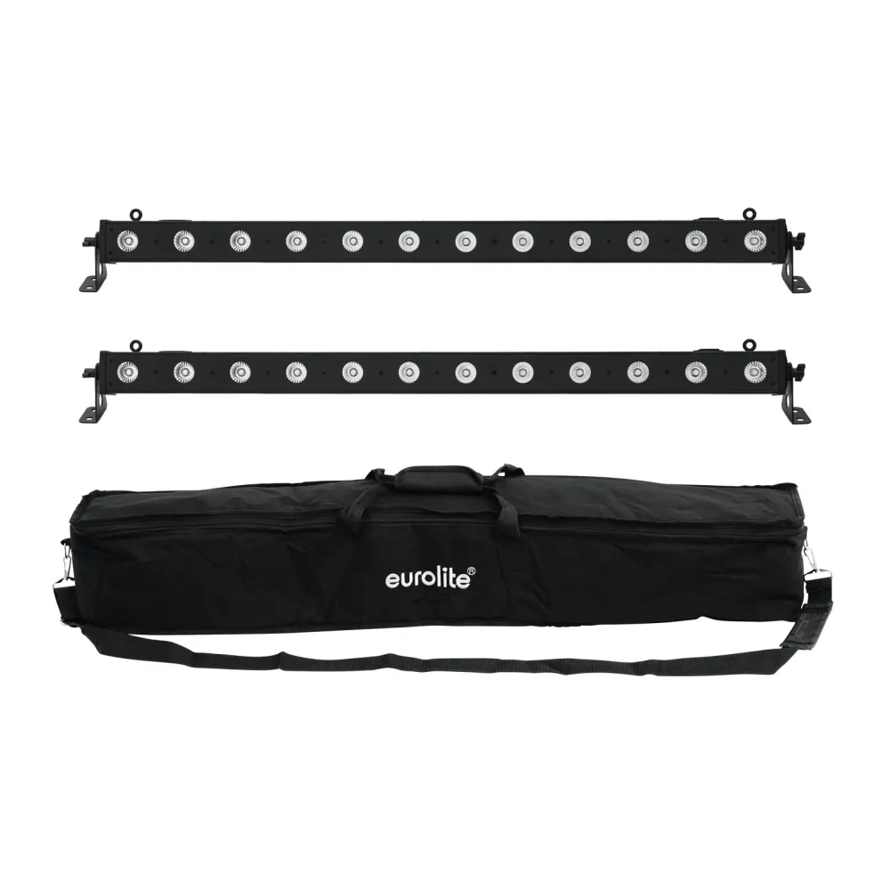 Eurolite Set 2x LED BAR-12 QCL RGBW + Soft-Bag