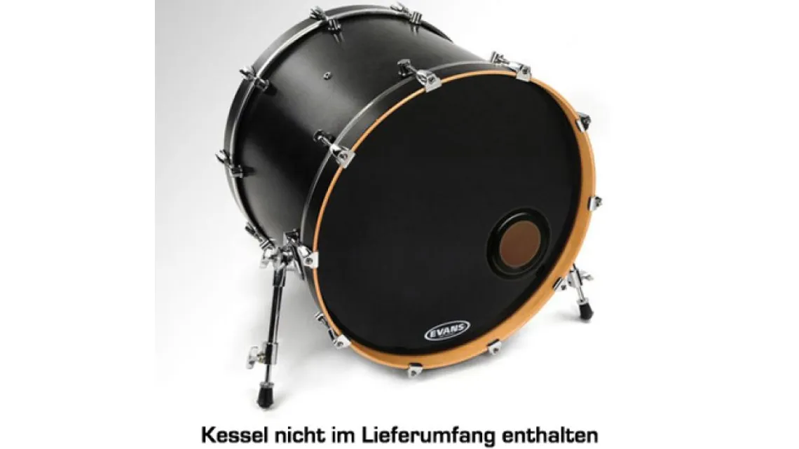Evans 18" E-Mad Reso Bass Drum BK