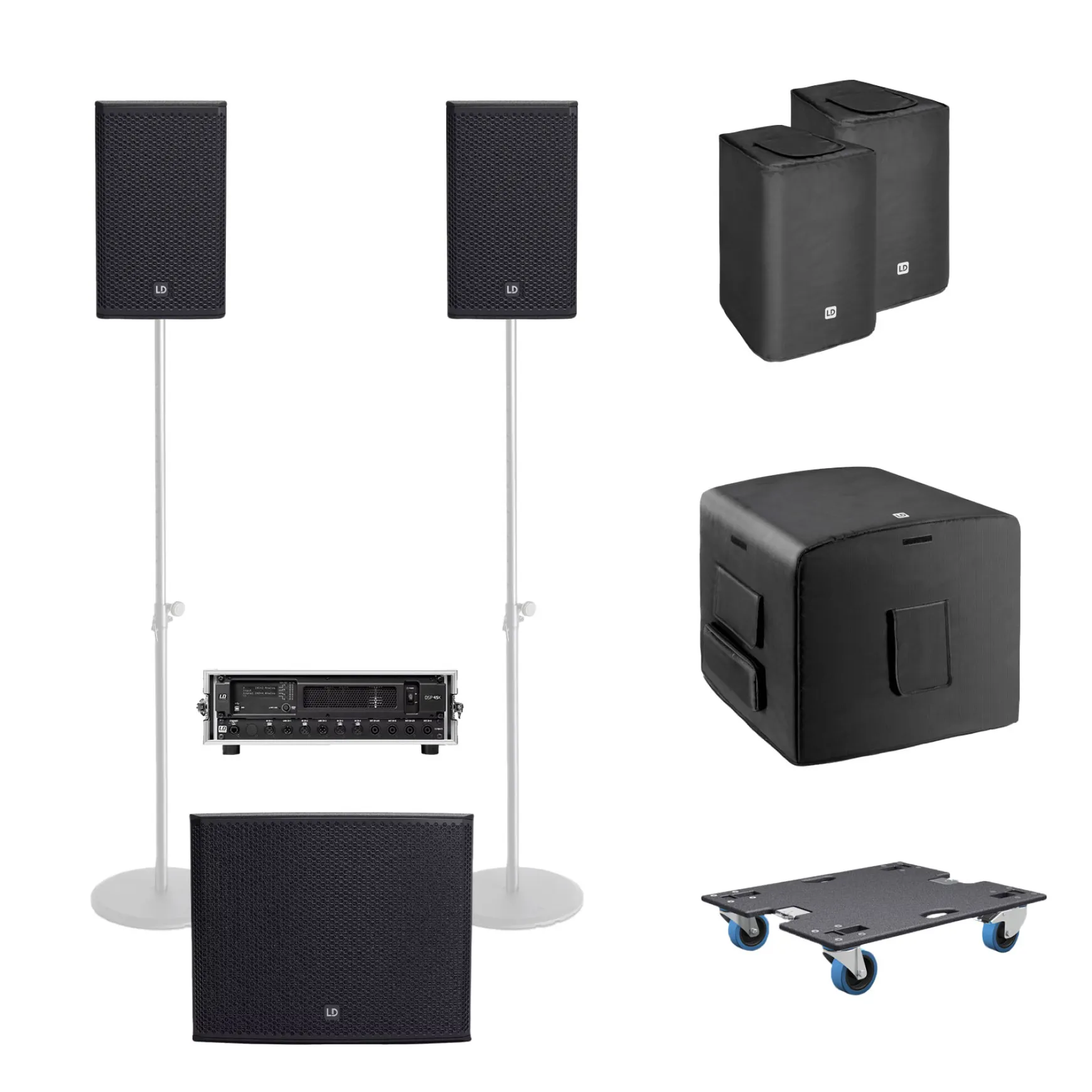 LD Systems Stinger G3 Lounge Bundle Set Passiv inkl. Endstufe