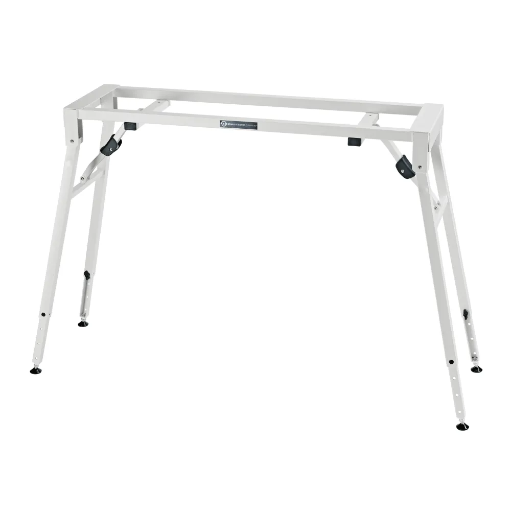 K&M 18953 Stagepiano-Klapptisch reinweiß