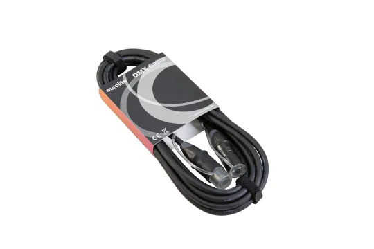 Eurolite DMX Kabel EC-1 IP65 3pol 1m sw