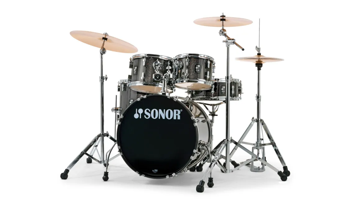 Sonor AQX Studio Set Black Midnight Sparkle BMS inkl. gratis Hocker