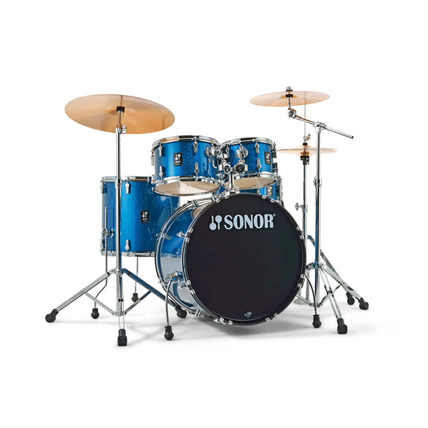 Sonor AQX Stage Set Blue Ocean Sparkle BOS inkl. gratis Hocker
