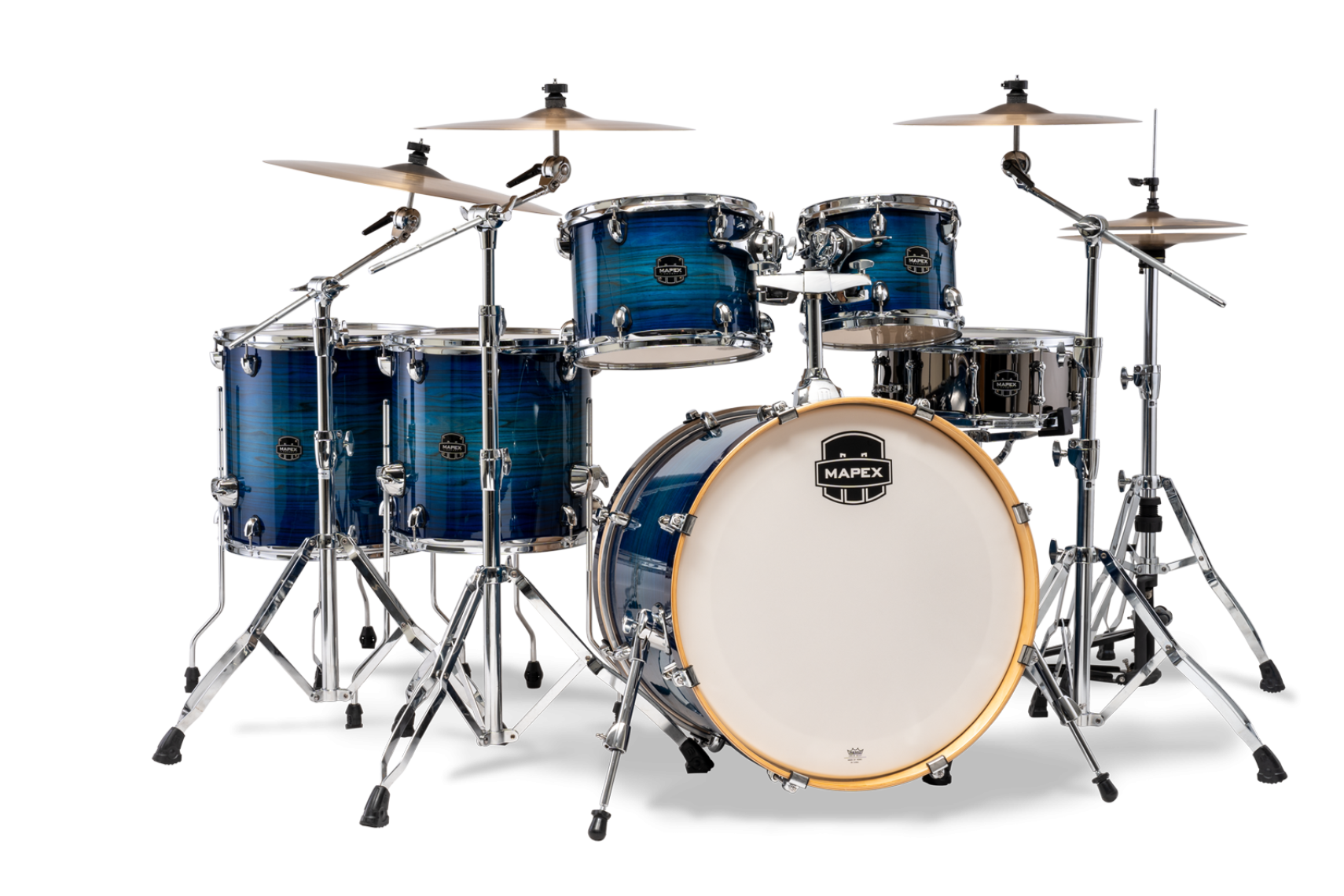 Mapex Armory Studioease Shellset Blue Wave Burst NJ