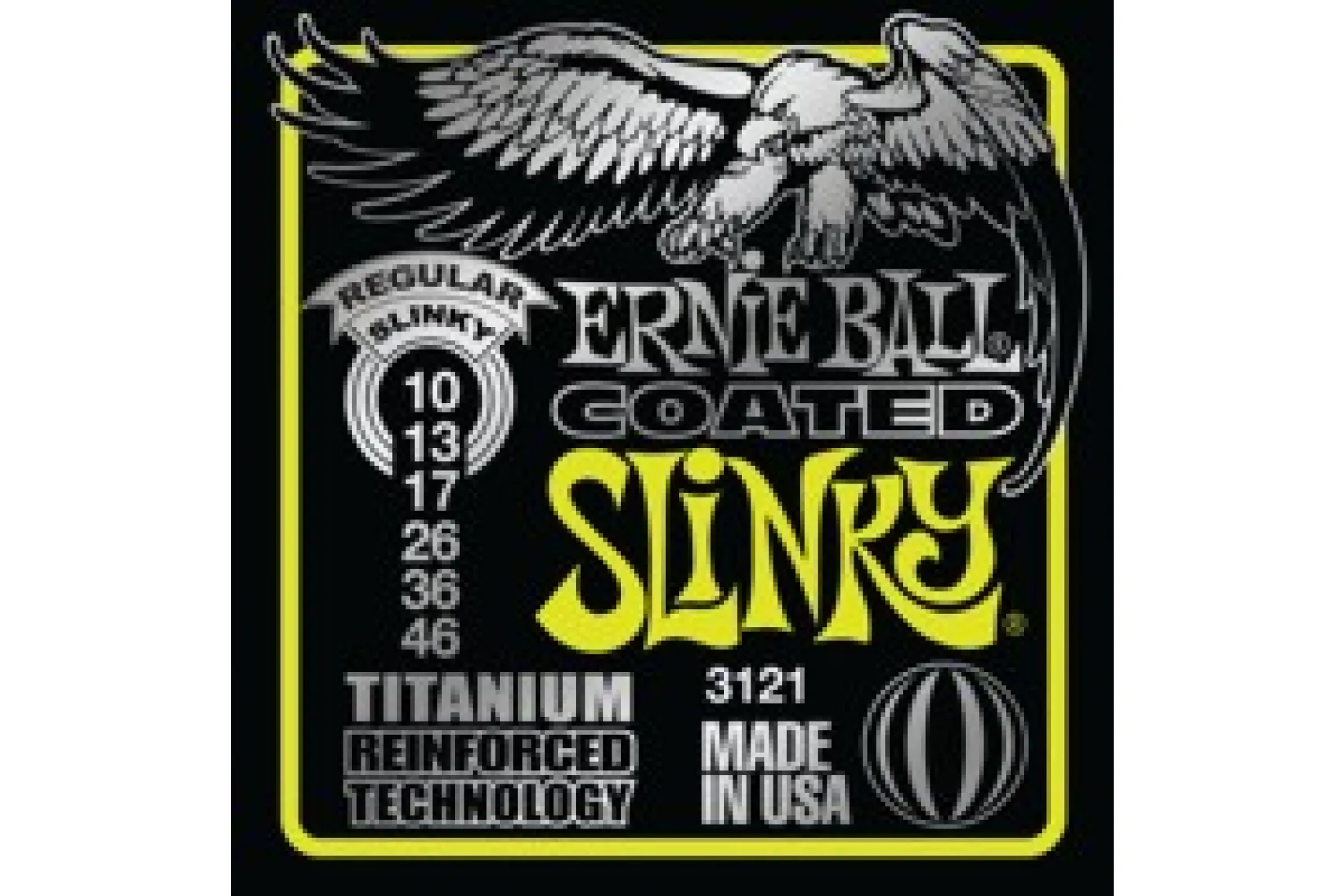 Ernie Ball EB3121 Coated Titanium Slinky