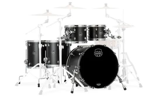 Mapex Saturn Studioease Shellset Satin Black FB