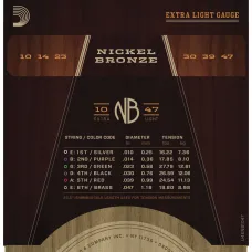 Daddario NB1047 Nickel Bronze Set