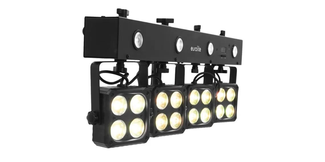 Eurolite Set 2x LED KLS-180 + 2x LED WF-40 + DMX LED Color Chief Controller