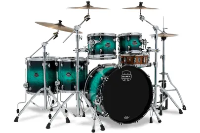 Mapex Saturn VI Studioease Shellset Marine Teal Burst
