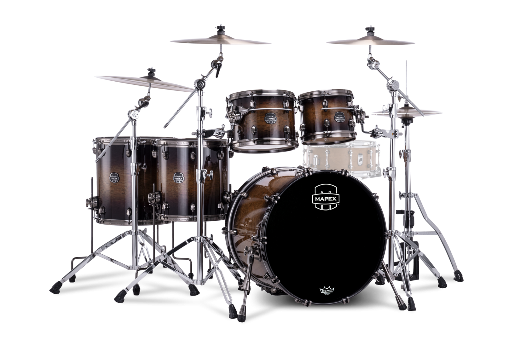 Mapex Saturn Evolution Exotic Maple Night Forest Burst