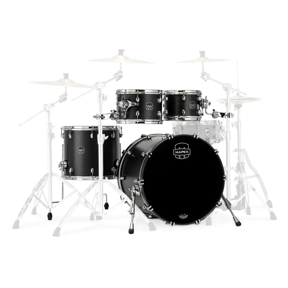 Mapex Saturn Stage Shellset FB Satin Black B-Ware