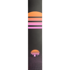 Daddario 25RUN81 Ledergitarrengurt Outrun Power Grid