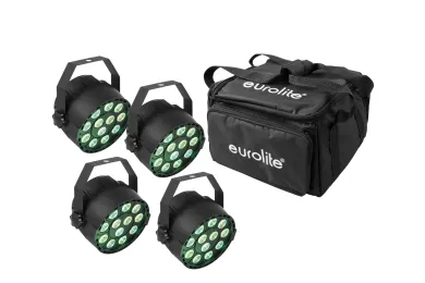 Eurolite Set 4x LED PARty TCL Spot + Soft-Bag
