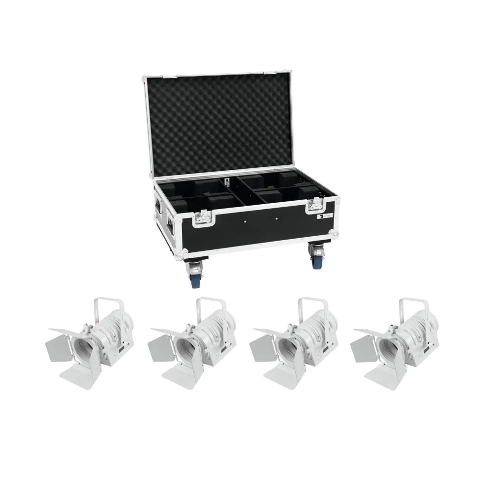 Eurolite Set 4x LED THA-40PC ws + Case