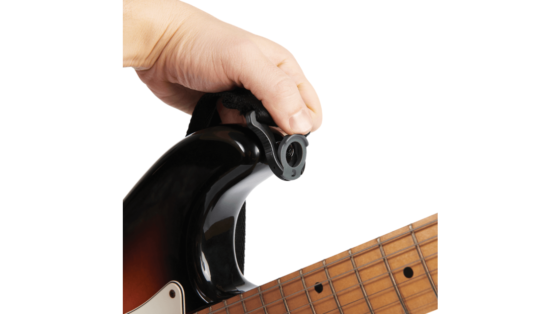Daddario 50BAL02 Auto Lock Gitarrengurt Diamond Black