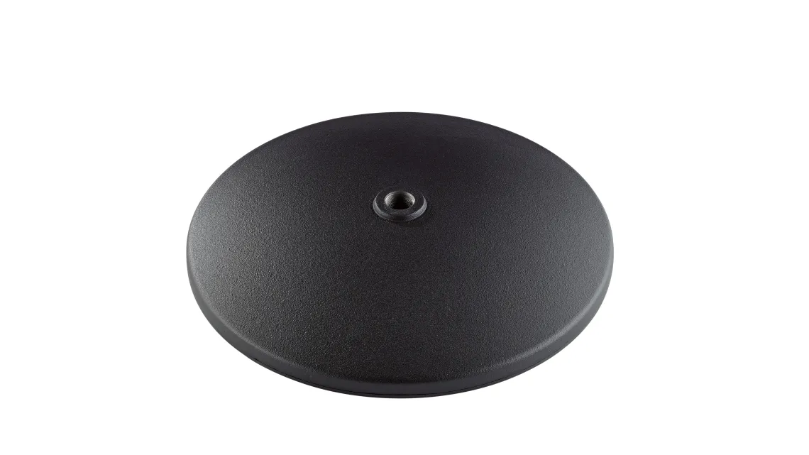 K&M 26009 Rundsockel schwarz struktur