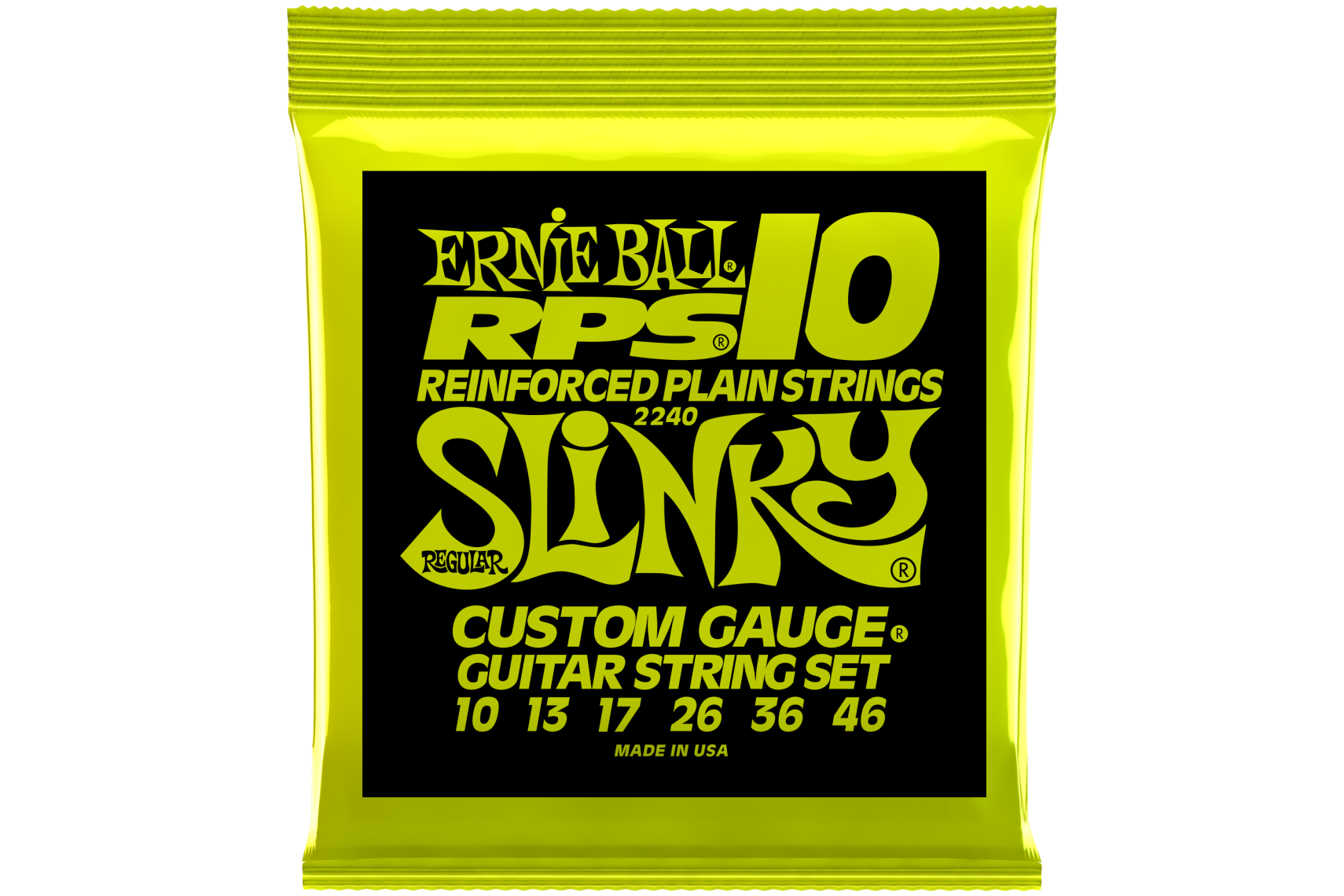 Ernie Ball EB2240 RPS Regular Slinky reinforced Plain