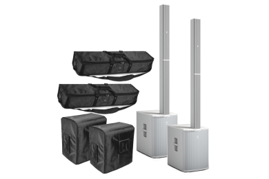 LD Systems MAUI 44 G2 Stereo Bundle Set weiß mit Taschen