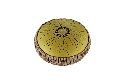 Meinl Sonic Energy Medium Octave Steel Tongue Drum 10" Gold