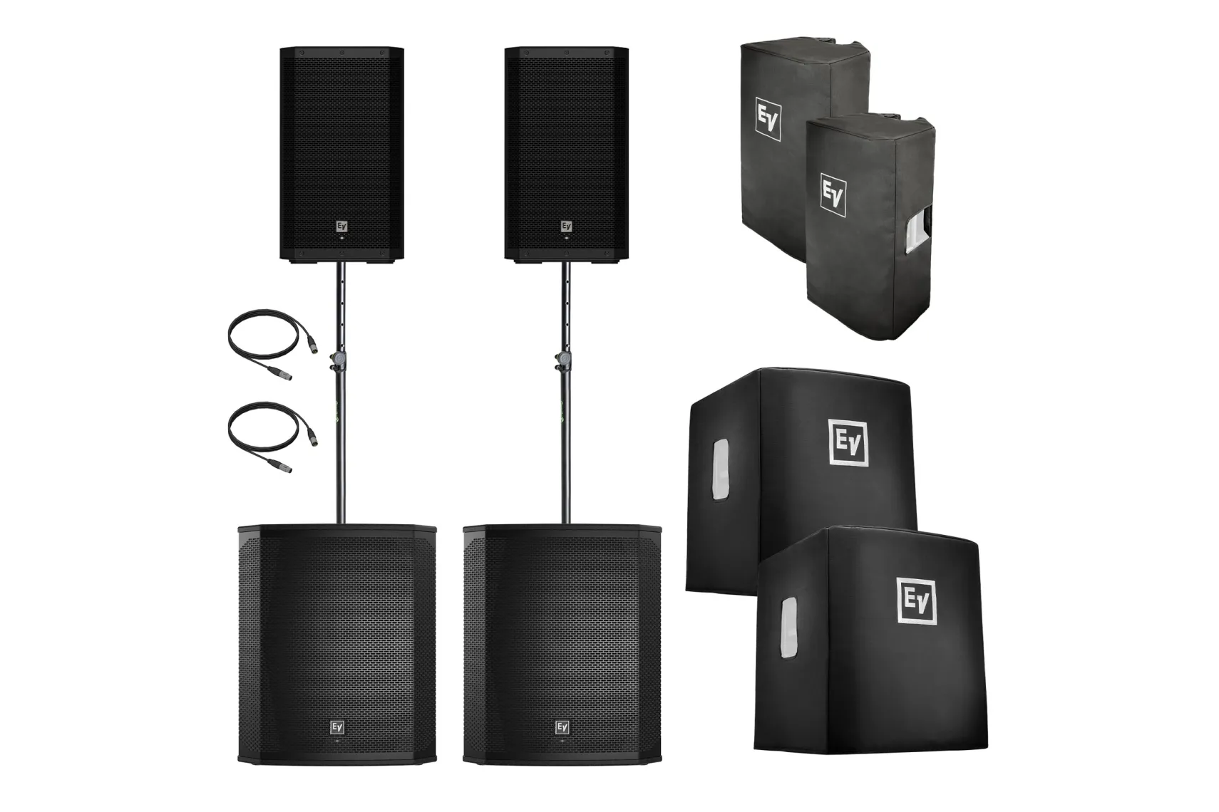 EV ZLX 1218 Club Bluetooth Bundle Set mit Taschen