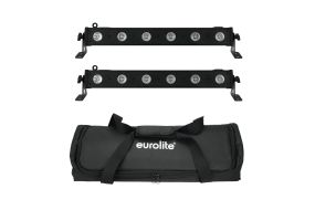 Eurolite Set 2x LED BAR-6 QCL RGBW + Soft-Bag