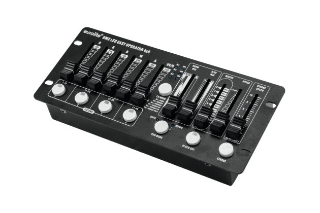 Eurolite Set 4x LED PAR-56 HCL sw + Case + Controller