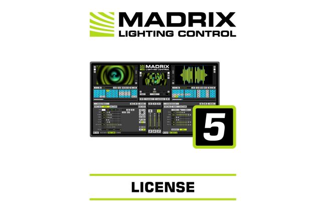 Eurolite Set 5x LED PR-100/32 Pixel DMX Rail sw + Madrix Software 