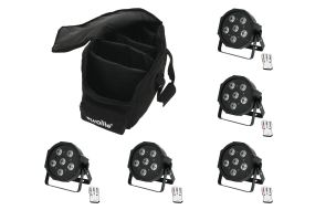 Eurolite Set 5x LED SLS-603 + Soft-Bag