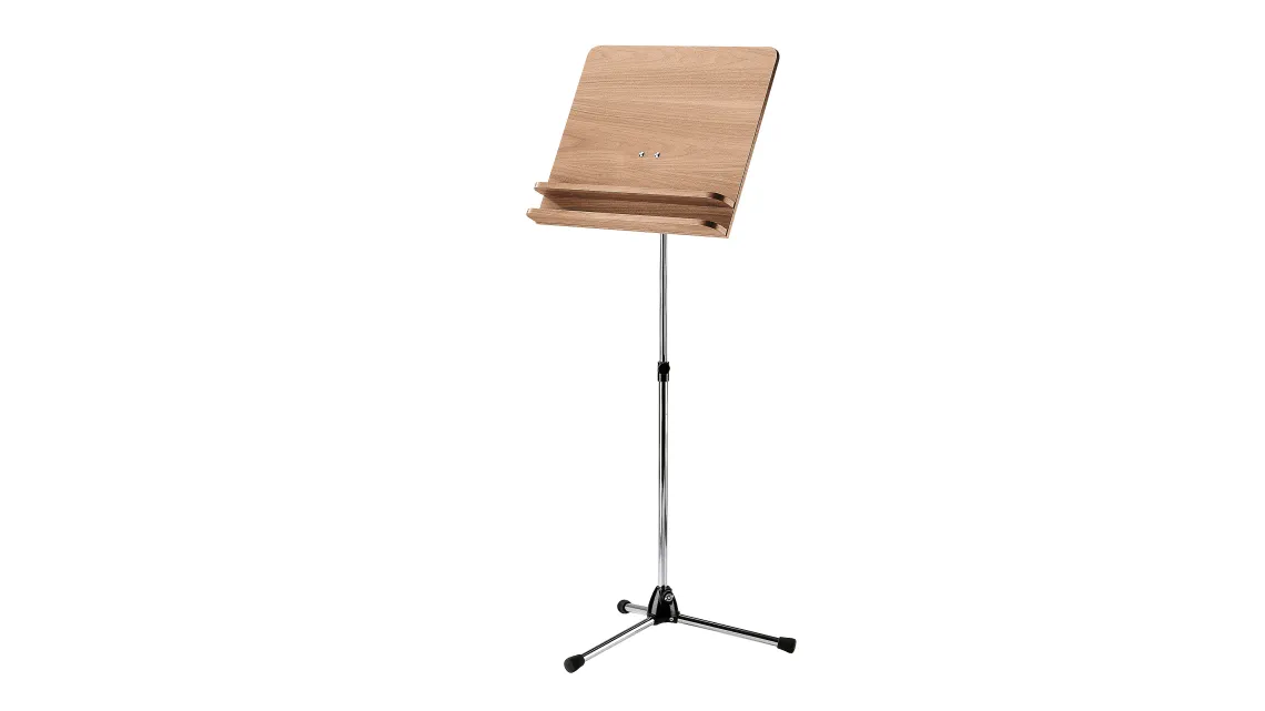 K&M 118/3 Orchesternotenpult Nussbaum