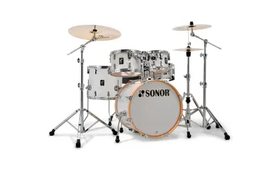 Sonor AQ2 Studio Set White Pearl Bundle inkl. Hardware-Set und Hocker