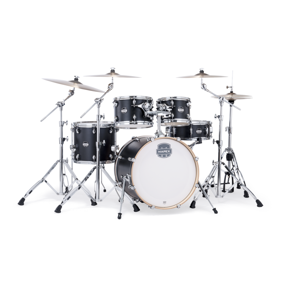 Mapex Mars Maple Fusion Shellset Matte Black KD