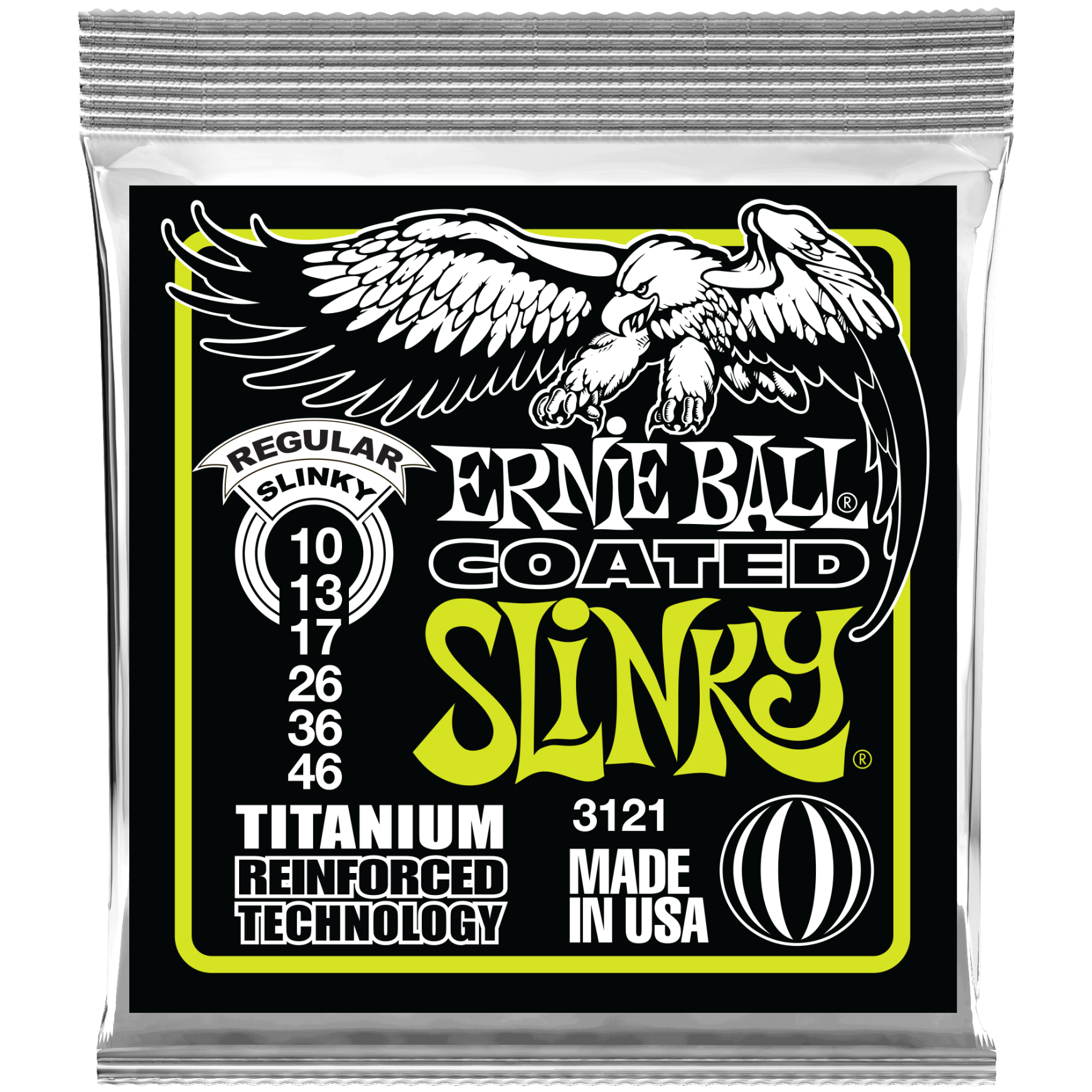 Ernie Ball EB3121 Coated Titanium Slinky