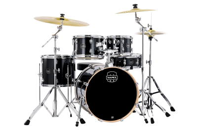 Mapex Venus Fusion Drumset Black Galaxy Sparkle VH