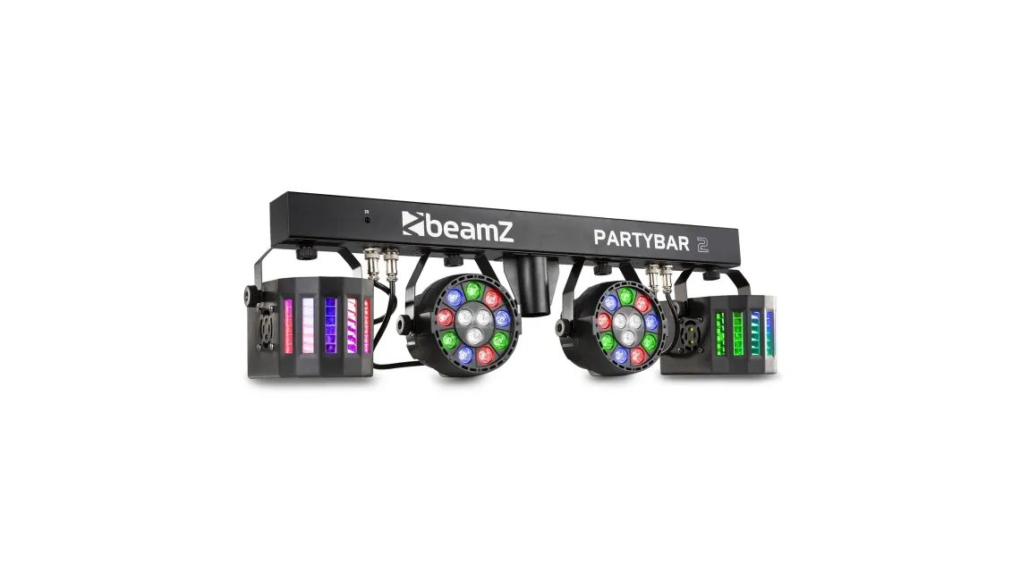 beamZ PARTYBAR2 mit 2x PAR + 2x Derby