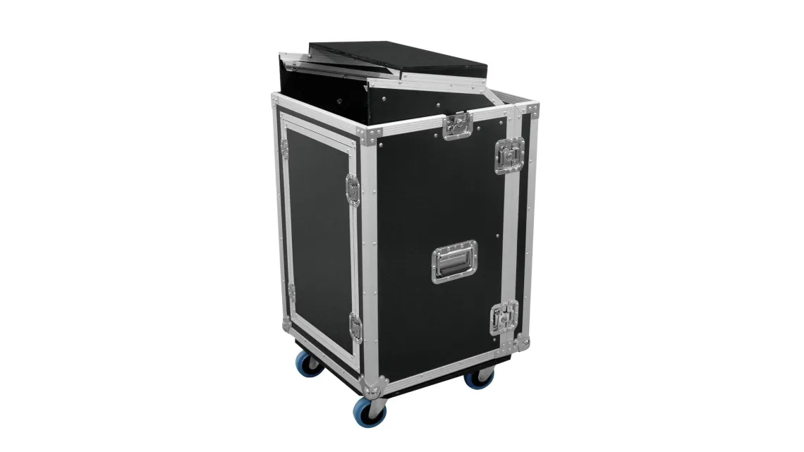 Roadinger Spezial-Kombi-Case LS5 Laptop-Rack, 17HE