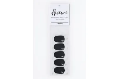 Rico RMP01B Reserve Mouthpiece Patch, Black, 5-Pack