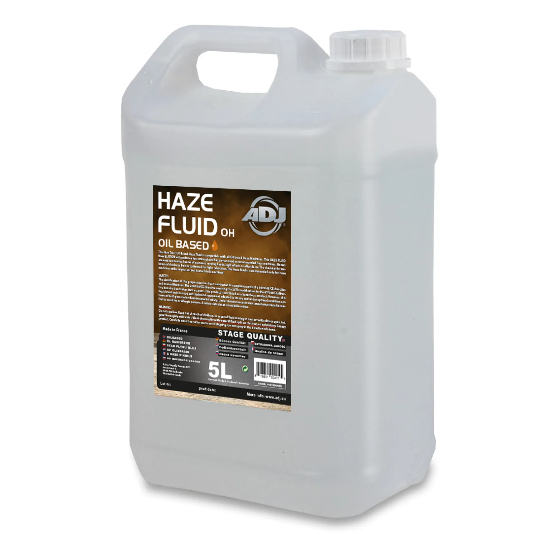 ADJ Adj haze fluid oil based 5l