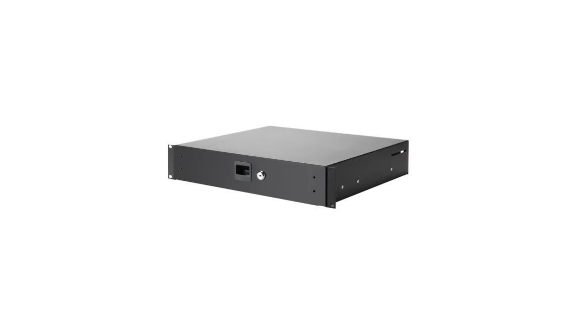 Adam Hall 87402A Rackschublade Alu 2 HE