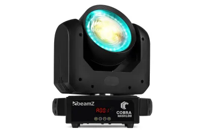 beamZ Cobra Wash100 LED Moving Head CW/WW mit LED-Ring