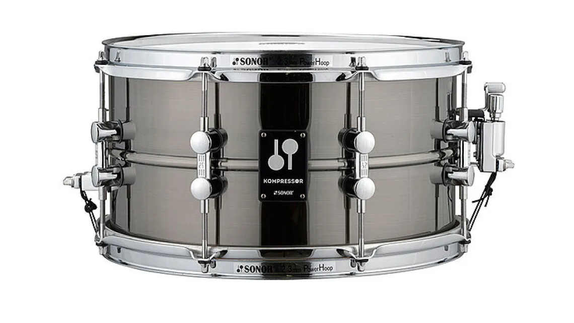 Sonor 13"x7" SDB Kompressor Snare Drum Messing Nickel
