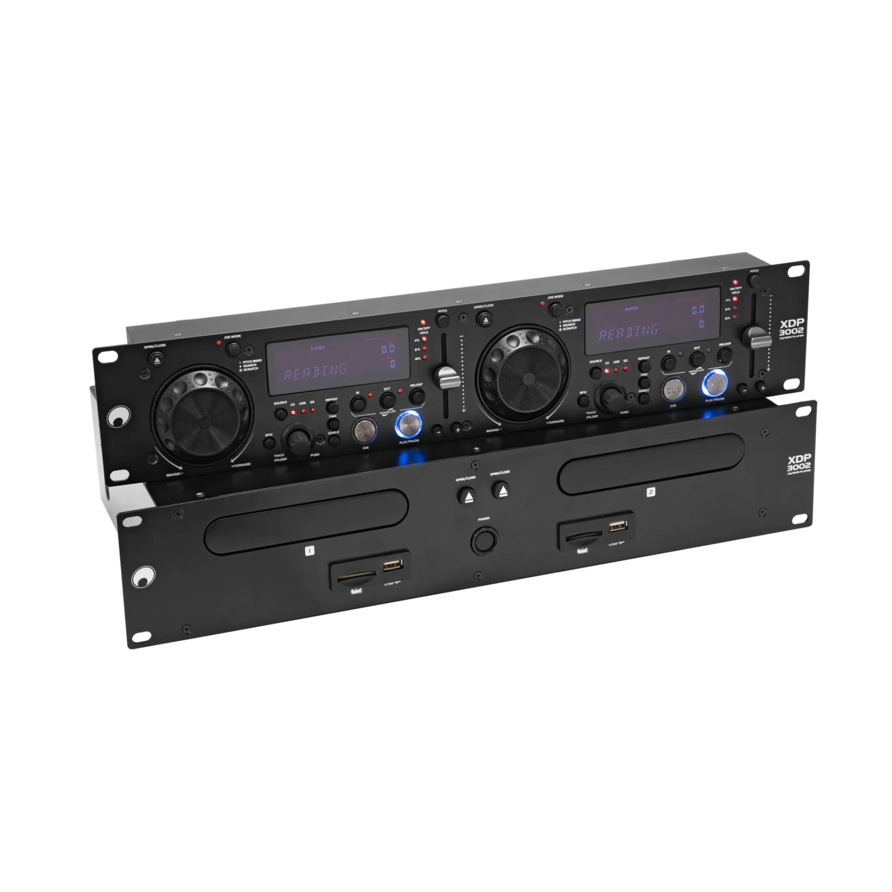 Omnitronic XDP-3002 Dual-CD-/MP3-Player USB SD