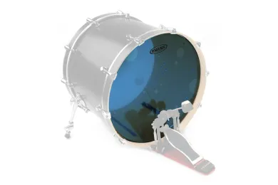 Evans Hydraulic 22" Drum Head Blue