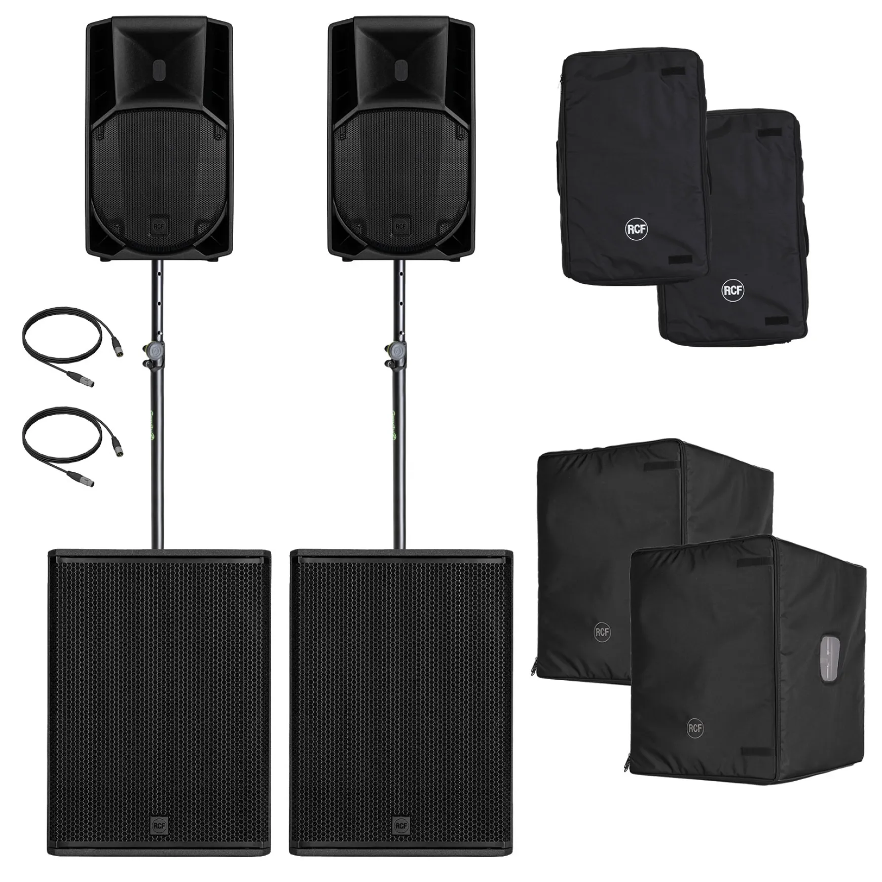 RCF ART1218 Club Bundle Set mit Taschen