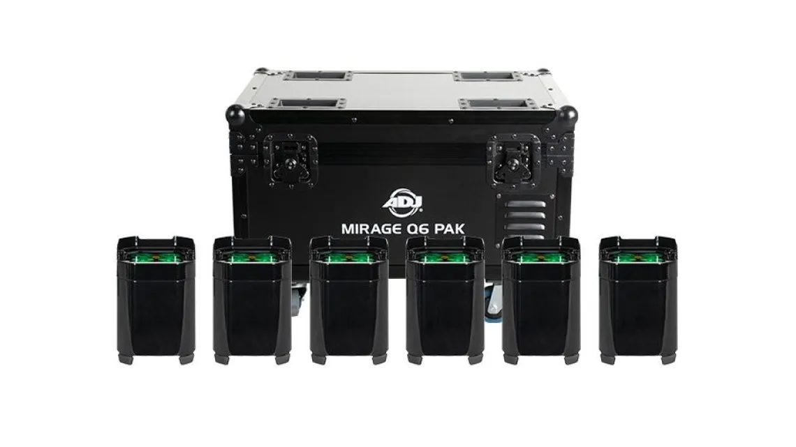 ADJ Mirage Q6 Pak Black